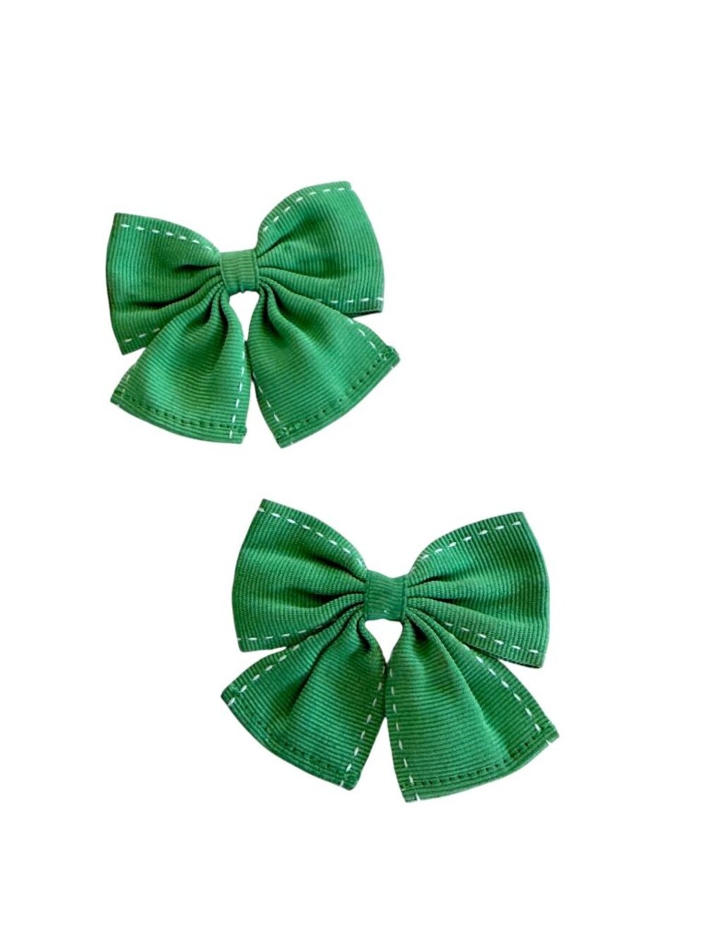 Gymboree Green Hair Bow Set